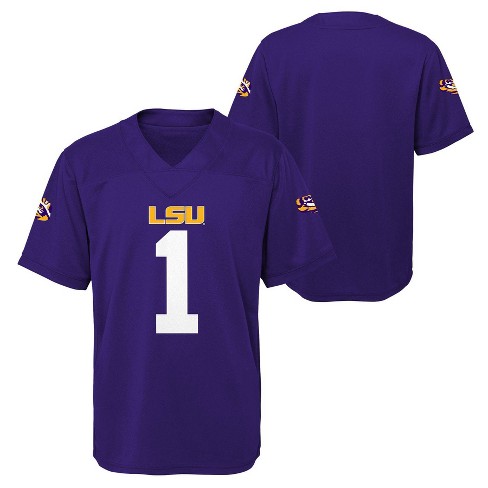 Ncaa Lsu Tigers Boys' Short Sleeve Toddler Jersey - 4t : Target