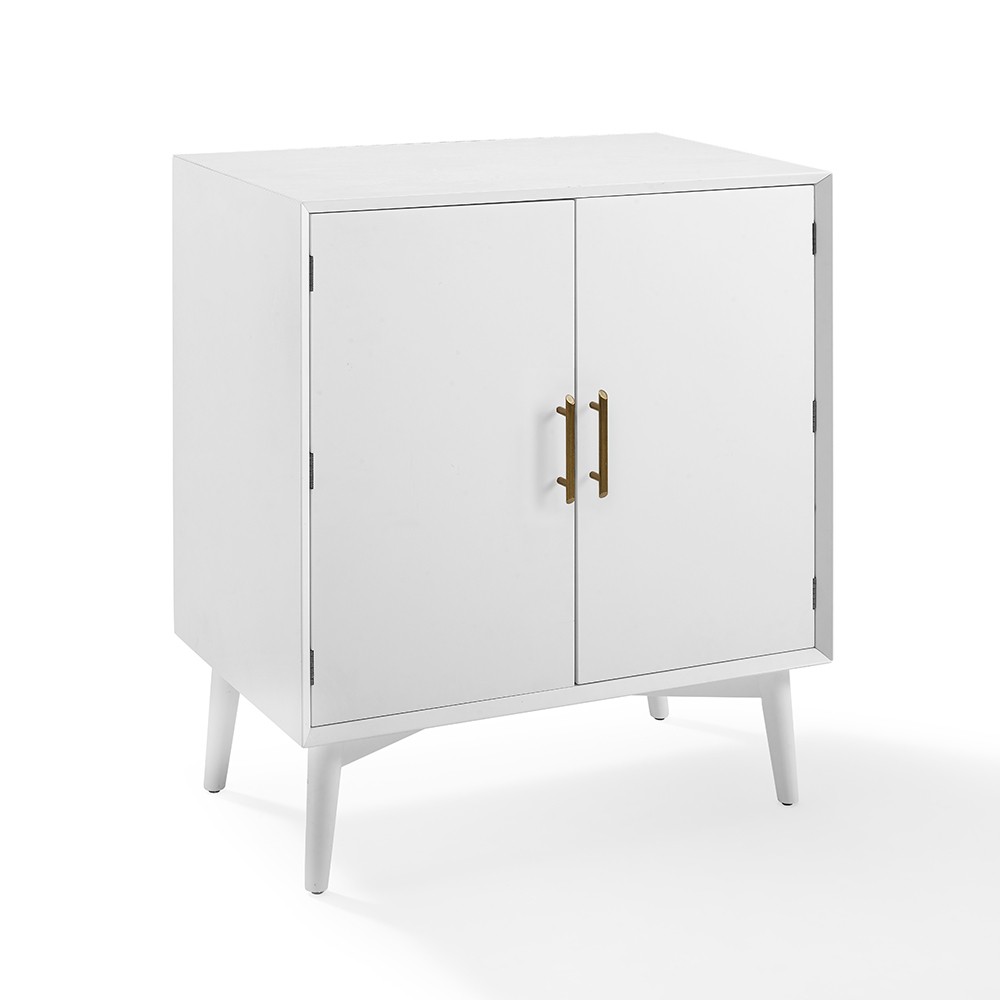 Crosley Furniture CF4403-WH Landon Mid-Century Modern Bar Cabinet, White