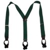 CTM Men's Elastic Button End Dress Suspenders with Silver Hardware - 4 of 4