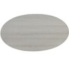 Vynxaria Anze Contemporary Oval Wood Shelf Coffee Table - Stylish & Durable Design - 2 of 2