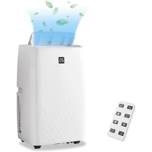 14000 BTU Portable Air Conditioner with Remote, Cools 700 Sq. Ft., 3-in-1 AC, Fan & Dehumidifier, Easy-Move Wheels - 1 of 4