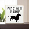 Slickblue Rustic Funny Dachshund Dog Quote Wood Sign, Solid Pine Wall or Shelf Decoration, 7x7 Inches, Multiple Colors - 3 of 3