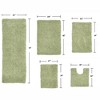 Fantasia Bath Rug Collection Cotton Shaggy Pattern Tufted Set of 5 Bath Rug Set - Home Weavers - 2 of 3