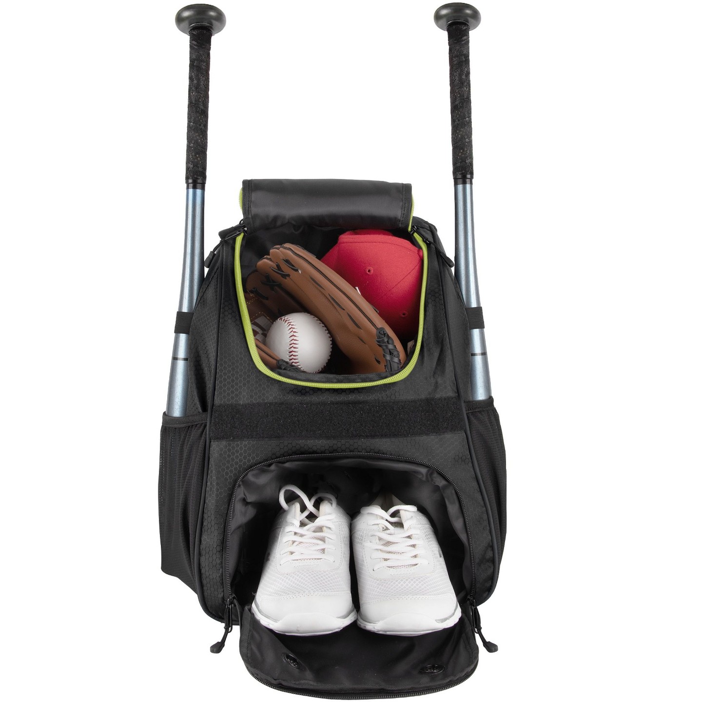 Рюкзак Summit Ridge 17" Baseball with Bat Holders, Vented Shoe Compartment, Fleece Tech Pocket, Ripstop Sports Bag for Baseball, Softball & Travel — фото 1