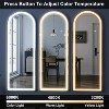 20"x56" Arched LED Full Length Mirror with Lights – Wall Mounted or Standing Full Body Mirror - 4 of 4