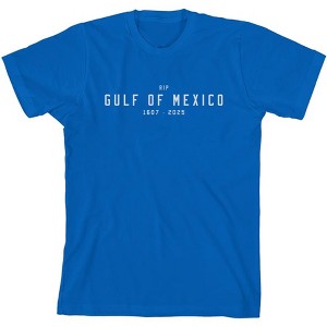 RIP Gulf of Mexico 1607-2025 Youth Crew Neck Short Sleeve Tee - 1 of 2