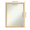 Amanti Art Bethany Half-Inch-Bevel Wood Framed Bathroom Vanity Wall Mirror - 3 of 4