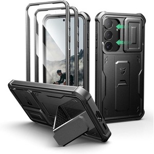 Dexnor for Samsung Galaxy S25 FE Case with Upgraded Slide Camera Cover & 2 Front Frames - 1 of 3