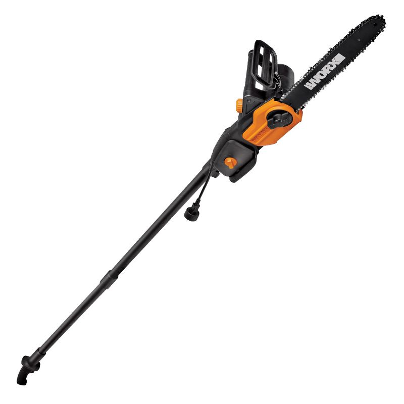 WG309 Worx 10" 2 in 1 Electric Chainsaw and Pole Saw Attachment with Auto-Tension, Rotating Handle and Safety Chain Brake, 1 of 14