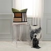20"x20" Oversize Color Block Poly Filled Square Throw Pillow Dark Green - Rizzy Home: Artisanal, Woven, Indoor Use, Removable Cover - 2 of 4