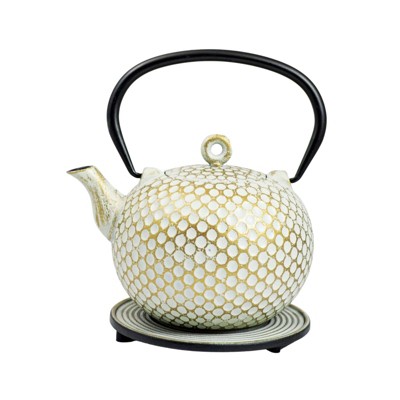 Frieling JA CAST IRON TEAPOT 34 FL. OZ, WITH TRIVET