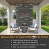 High-Density Polyurethane Faux Stone Siding Panels for Interior Exterior Decor Covering Rock Panel PU Stone - 4 of 4