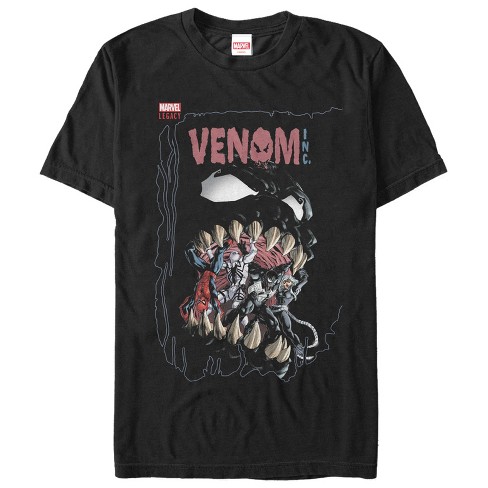 Men's Marvel Legacy Venom Teeth T-shirt : Target