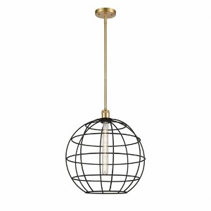 Lake Placid - 1 Light Stem Hung Pendant In Industrial Style-17.75 Inches Tall and 16 Inches Wide - 1 of 1