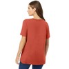 Woman Within Perfect Short-Sleeve Crewneck Tee - 3 of 4