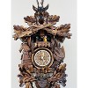 Eight Day Mechanical Hunter's Cuckoo Clock With 21 Inch Height Dancers And Carved Animals By River City Clocks - 2 of 4