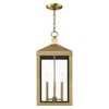 Livex Lighting Nyack 3 - Light Pendant in  Antique Brass - 3 of 4