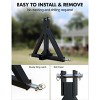 3 Point 2 Inch Receiver Drawbar Hitch Adapter for Cat1 Tractors, LM25H, Kubota, WLM Tractor, BX, NorTrac, Yanmar, Kioti - 3 of 4