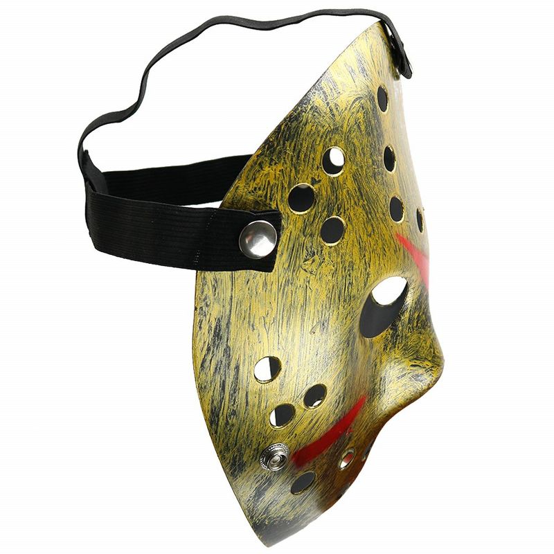 Skeleteen Horror Hockey Costume Mask - Gold, 3 of 5