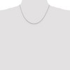 Black Bow Jewelry 1.5mm Sterling Silver, Octagonal Solid Snake Chain Necklace - 2 of 4