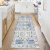 Area Rug Machine Washable Distressed Soft Non Slip Non Shedding Carpet Low Pile Throw Accent Rug for Bedroom Living Room - 2 of 4