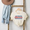 Simply Sage Market Women's Checkered America Short Sleeve Graphic Tee - 2 of 2