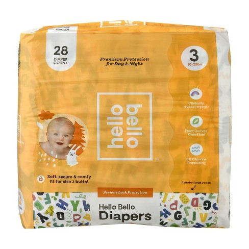 Pampers Pure Protection Natural Diapers, Size 3, 92 ct