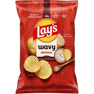 Lay's Wavy Original Potato Chips - 7.75oz - 1 of 4