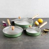 Nordic Ware Cardamom™ 6 Piece Nonstick Frying Pan Set with Lids - 3 of 4
