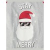 The Children's Place Adult Matching Family Christmas Glow In The Dark Long Raglan Sleeve Stay Merry Cotton Pajamas - 3 of 4