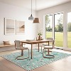 Modern Insect Floral Area Rug - Non-Slip Stain-Resistant Low Pile Carpet, Machine Washable Ultra-Soft Accent Mat for Living Room, Bedroom Kitchen - 4 of 4