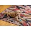 HomeStock Outdoor Washable Seagrove Orange & Cream 5' X7', Machine Woven with Printed Designs, Coastal - 4 of 4