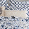 Lorrance Embroidered Diamond Decorative Pillow - Levtex Home - 2 of 3