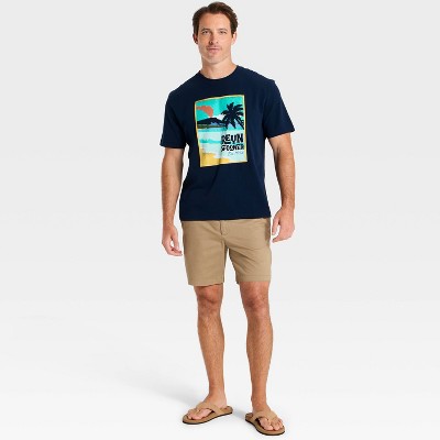 Мужские футболки Goodfellow & Co x Reyn Spooner Men's Big & Tall Beach Graphic T-Shirt - Goodfellow & Co™ x Reyn Spooner Navy XXLT — фото 2