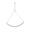 Silver 1/4 Cttw Miracle-Set Diamond Bolo Tennis Bracelet - 2 of 4