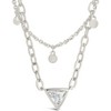 SHINE by Sterling Forever Bellamy Layered Necklace - Silver - 3 of 4