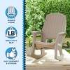 Semco Plastics SEMTPE Extra Large Recycled Plastic Resin Durable Outdoor Patio Rocking Chair - image 4 of 4