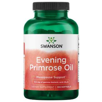 Swanson Herbal Supplements Evening Primrose Oil 1.3 g Softgel 100ct