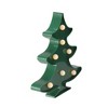 Northlight 8.75" Battery Operated LED Lighted Christmas Tree Marquee Sign - Green - 4 of 4