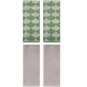 REGALWOVEN 4 Pcs Cotton Bathroom Decorative Hand Towels - 1 of 4