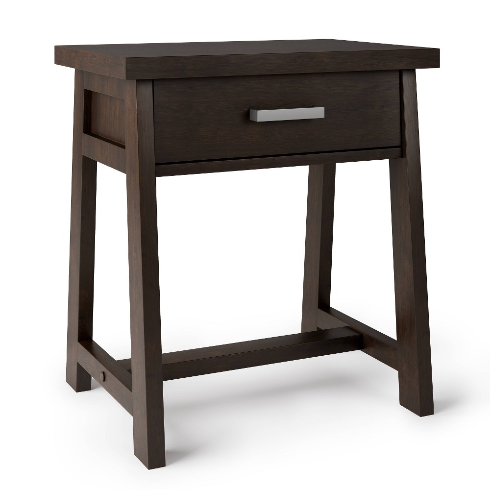 Photos - Storage Сabinet 24" Hawkins Nightstand Dark Chestnut Brown - WyndenHall