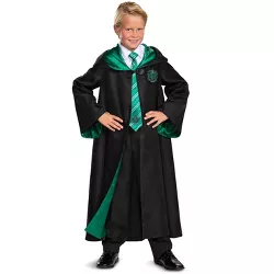 Harry Potter Slytherin Robe Prestige Child Costume, Small (4-6)