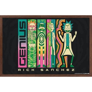 Trends International Rick And Morty: Season 8 - Genius Framed Wall Poster Prints - 1 of 4