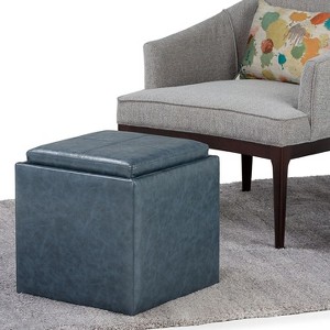 NicBex 16.9" Storage Bench Cube Storage Ottoman with Tray for Bedroom, Living Room - 1 of 4