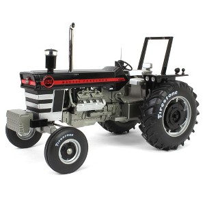 Spec Cast 1/16 Massey Ferguson 1150 Tractor with Firestone Tires, ROPS & Chrome Stack Chase Unit MAS-002-Black - 1 of 4