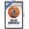 Trends International NBA Dallas Mavericks - Drip Basketball 21 Framed Wall Poster Prints - 3 of 4
