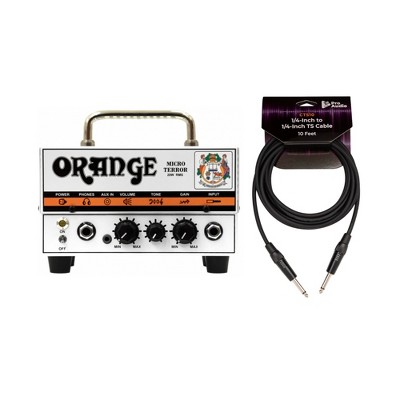 Orange Amps Micro Terror 20 Watt Tube Preamp Compact Tube Amp with Cable Bundle