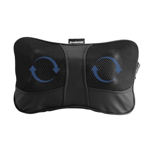 Best Buy: Brookstone Cordless Shiatsu Neck and Back Massager with Heat  Black 935973