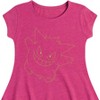 Girls' - Pokémon - Gengar Big Face Fit & Flair Cap Sleeve Dress - 2 of 3