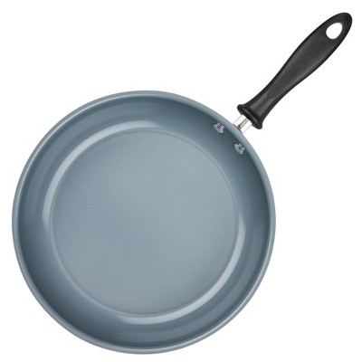 Farberware Pro 9", 11" Nonstick Ceramic Twin Pack Skillets Teal/Gray